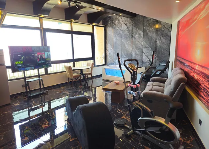 Suger Suite Sea View جناح سطح القمر اطلاله بحريه